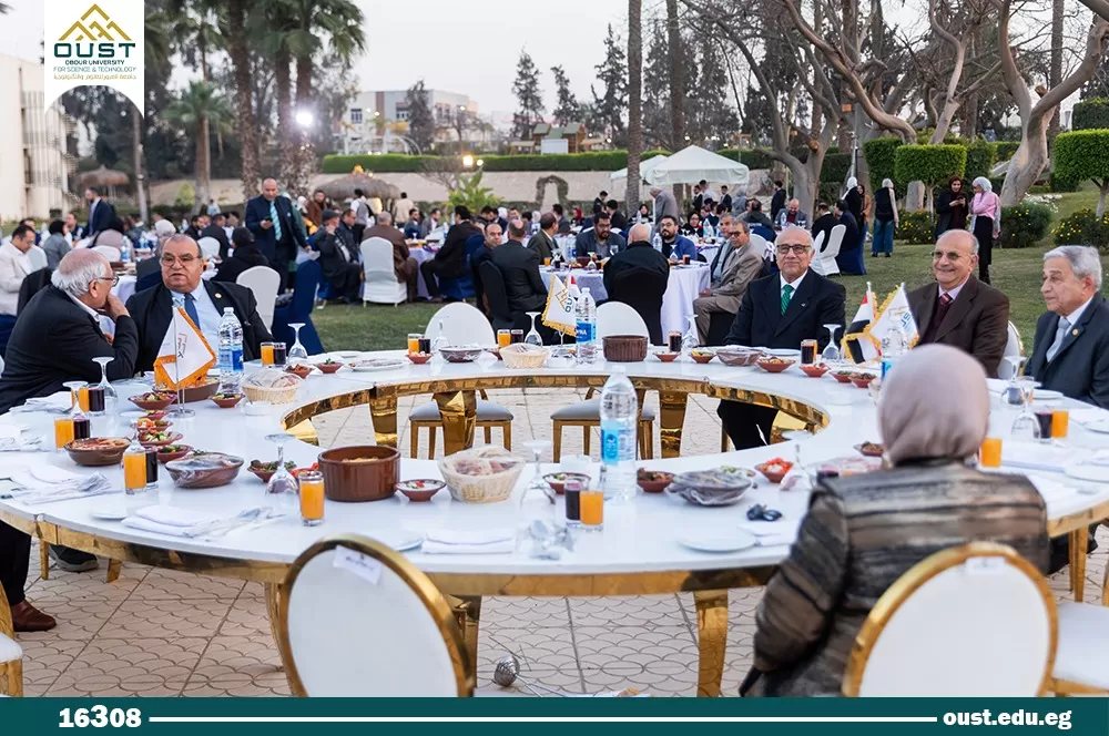 Obour University for Sciences and Technology organized its annual Ramadan Iftar in a warm